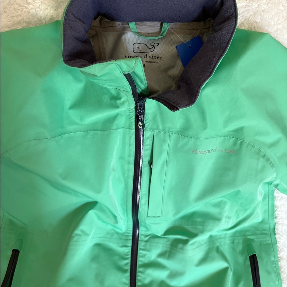 Vineyard Vines Mint Green Zip-Up Jacket